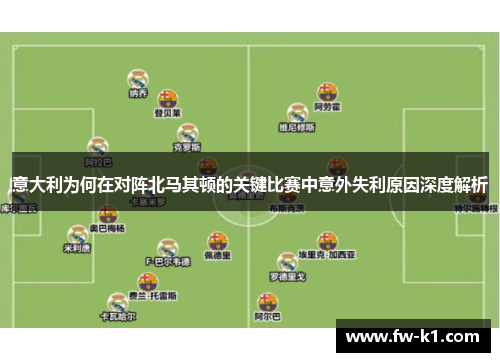 意大利为何在对阵北马其顿的关键比赛中意外失利原因深度解析