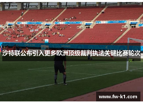 沙特联公布引入更多欧洲顶级裁判执法关键比赛轮次
